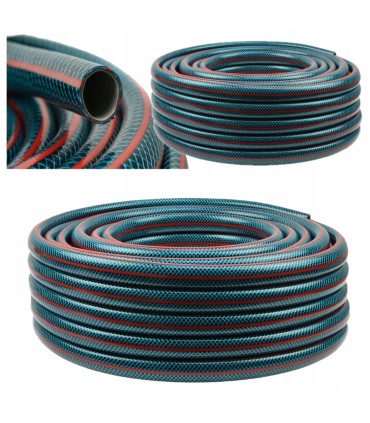 WĄŻ OGRODOWY 3/4" 50M 4 WARSTWOWY OCHRONA PRZED UV ELASTYCZNY 24 bar