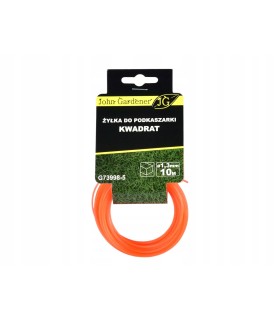 ŻYŁKA TNĄCA DO PODKASZARKI KOSY KWADRAT 1,3MM X 10M WZMOCNIONA