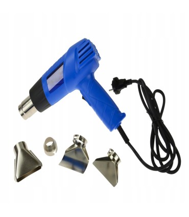 OPALARKA ELEKTRYCZNA 2000W ZESTAW CZTERY DYSZE REGULACJA TEMPERATURY