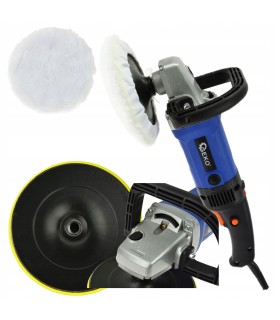 POLERKA SAMOCHODOWA 180MM 2300W REGULACJA OBROTÓW + TARCZA POLERSKA 3000RPM