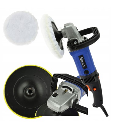 POLERKA SAMOCHODOWA 180MM 2300W REGULACJA OBROTÓW + TARCZA POLERSKA 3000RPM